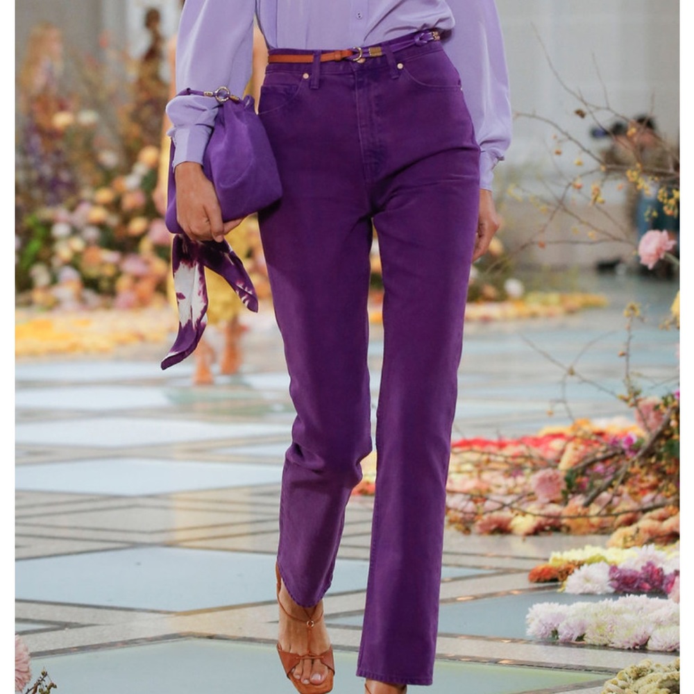 Ulla Johnson Agnes Denim Purple Size 27